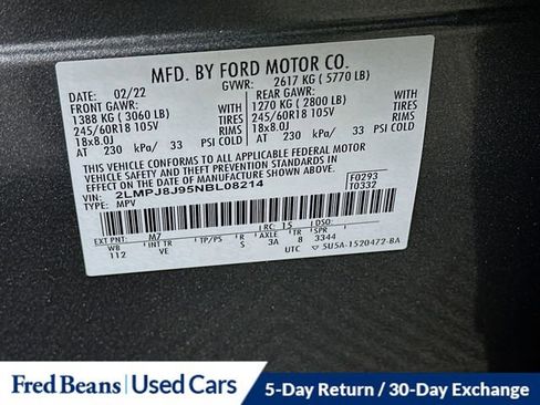 Used 2022 Lincoln Nautilus AWD w/ Premium Package image 34