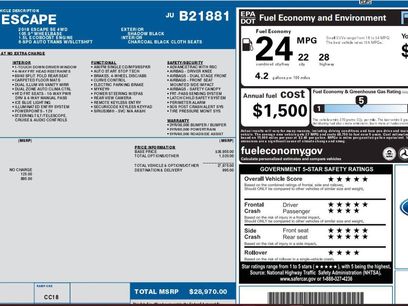 Used 2018 Ford Escape SE w/ SE Sync 3 Package