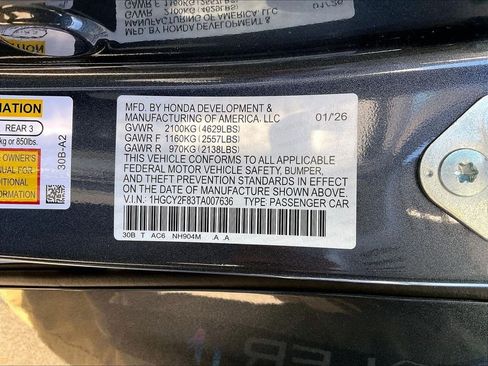 New 2026 Honda Accord Touring image 17