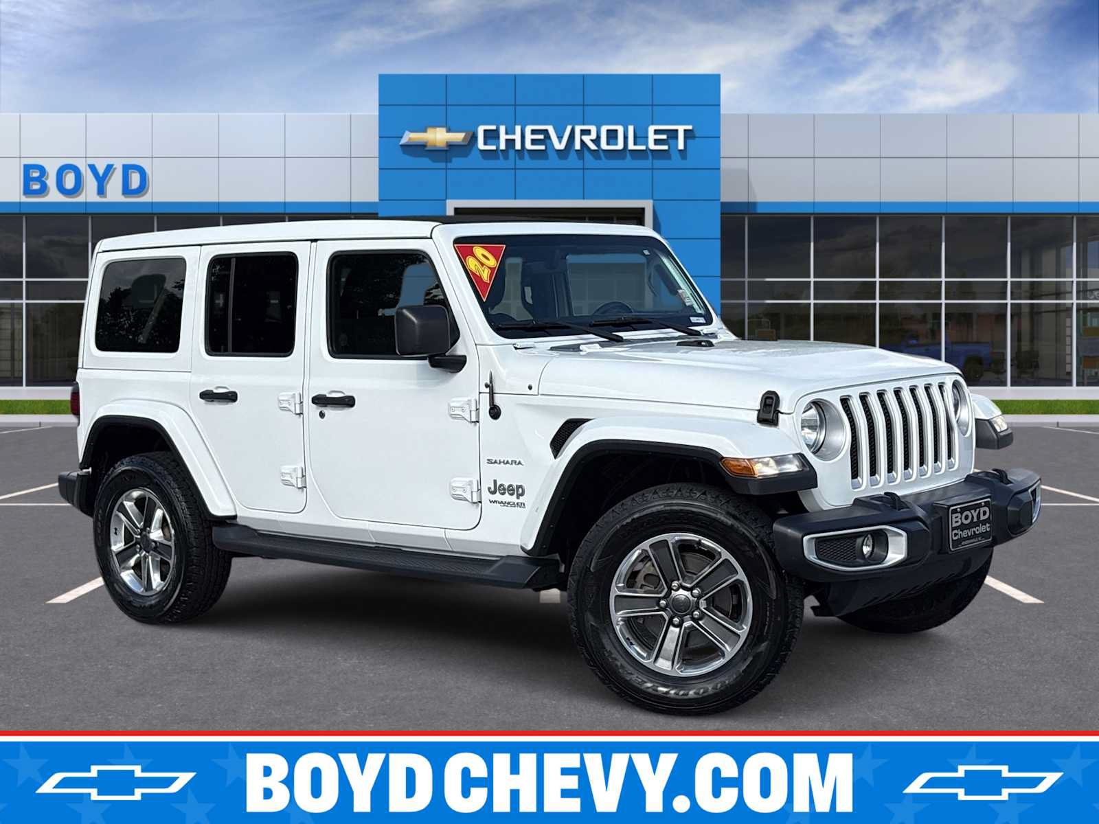Used 2020 Jeep Wrangler Unlimited Sahara AWD/4WD image 1