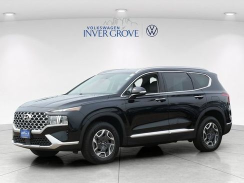Used 2021 Hyundai Santa Fe Blue w/ Cargo Package AWD/4WD image 3