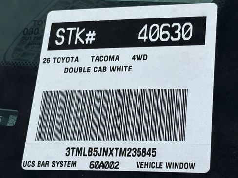 New 2026 Toyota Tacoma SR5 image 25