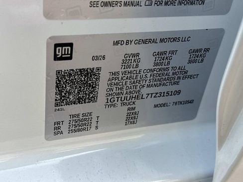 New 2026 GMC Sierra 1500 Denali Ultimate w/ LPO, Black Badging Package AWD/4WD image 19