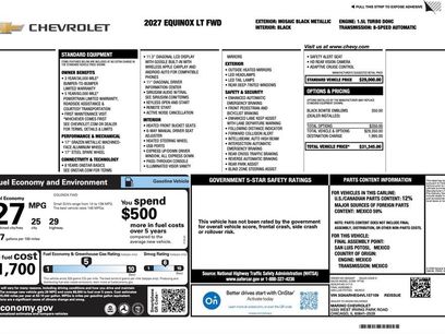 New 2027 Chevrolet Equinox LT