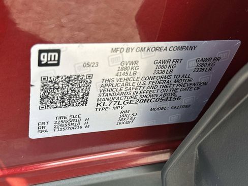 Certified 2024 Chevrolet Trax RS w/ Driver Confidence Package FWD image 17