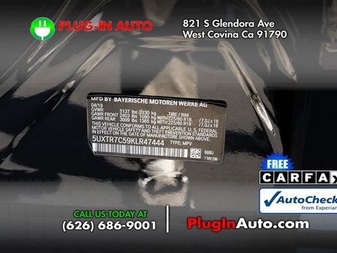 Used 2019 BMW X3 sDrive30i w/ Convenience Package image 9