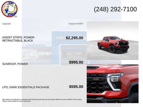 New 2026 Chevrolet Silverado 2500 ZR2 w/ LPO, Dark Essentials Package AWD/4WD image 5