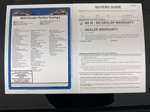 Used 2019 Chrysler Pacifica Touring-L image 34