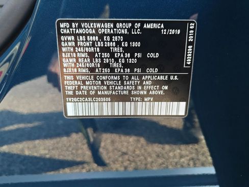 Used 2020 Volkswagen Atlas Cross Sport S AWD/4WD image 28