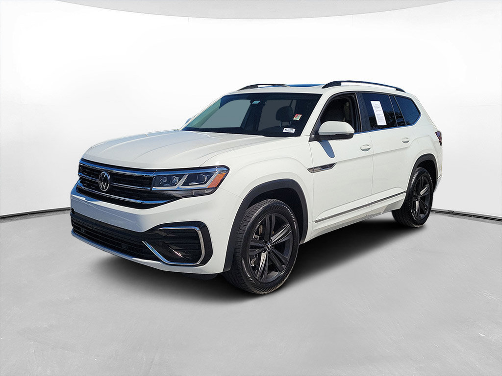 Used 2021 Volkswagen Atlas SE w/ Panoramic Sunroof Package FWD 360° Tour