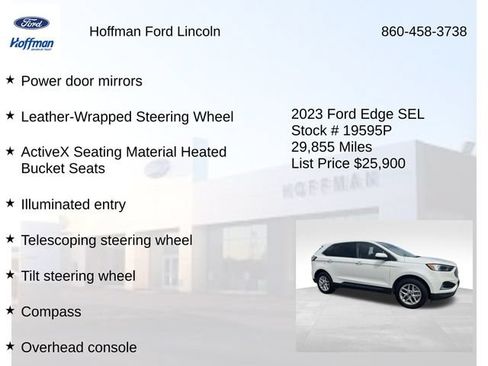Certified 2023 Ford Edge SEL AWD/4WD image 27