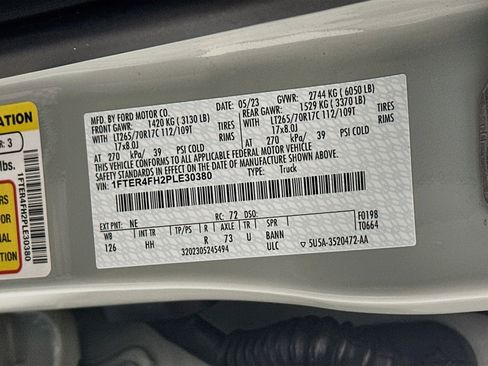 Used 2023 Ford Ranger Lariat w/ Tremor Off-Road Package AWD/4WD image 12