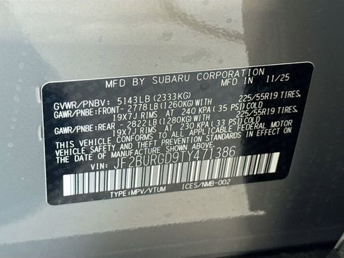 New 2026 Subaru Outback Limited XT image 31