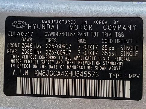 Used 2017 Hyundai Tucson SE w/ SE Popular Package 02 AWD/4WD image 33