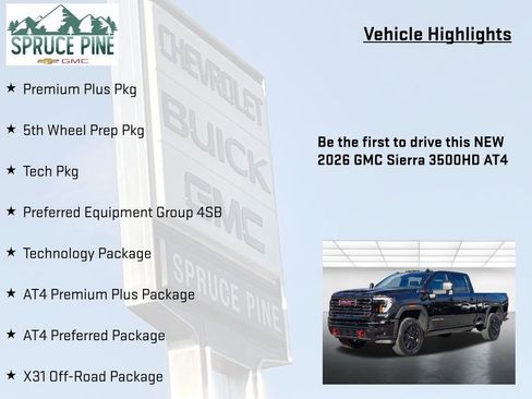 New 2026 GMC Sierra 3500 AT4 w/ AT4 Premium Plus Package AWD/4WD image 5