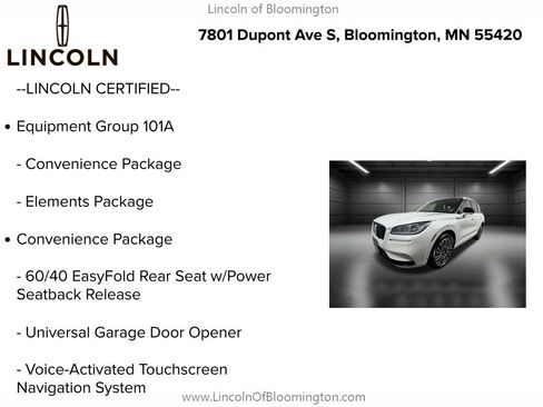Certified 2022 Lincoln Corsair AWD w/ Premium Package image 6