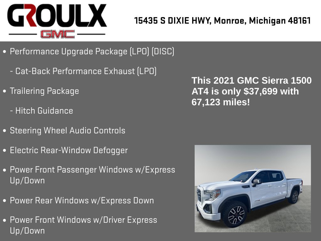 Used 2021 GMC Sierra 1500 AT4 w/ Off-Road Performance Package AWD/4WD image 22