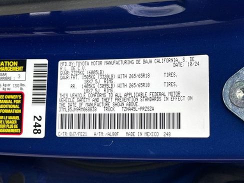 Certified 2024 Toyota Tacoma TRD Sport AWD/4WD image 20