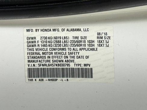 Used 2019 Honda Odyssey EX image 84
