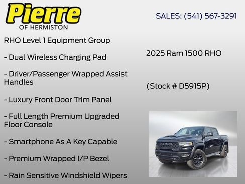 Used 2025 RAM 1500 RHO w/ RHO Level 1 Equipment Group AWD/4WD image 12