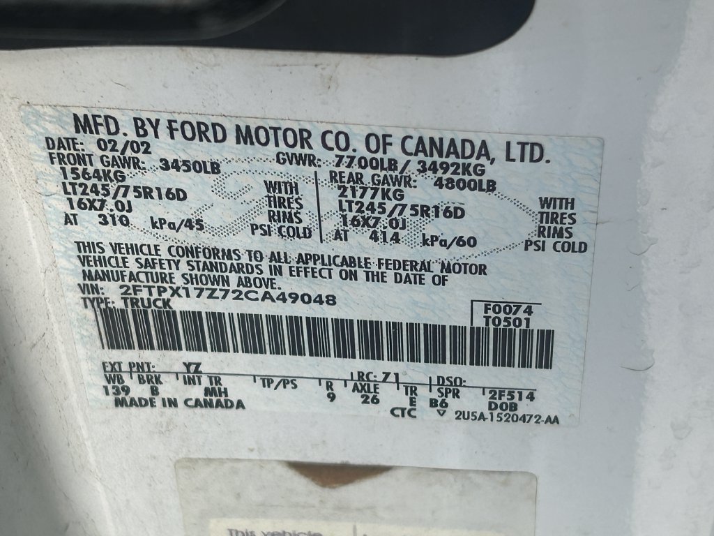 Used 2002 Ford F150 2WD SuperCab image 9