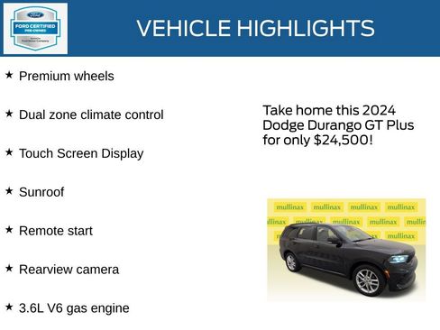 Used 2024 Dodge Durango GT RWD image 23