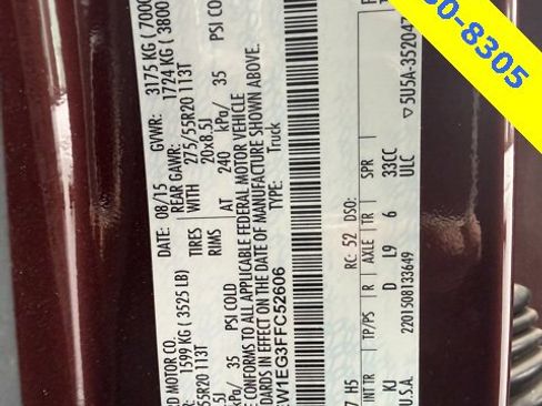 Used 2015 Ford F150 King Ranch w/ Equipment Group 601A Luxury image 12