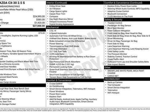 Certified 2024 MAZDA CX-30 AWD 2.5 S image 36