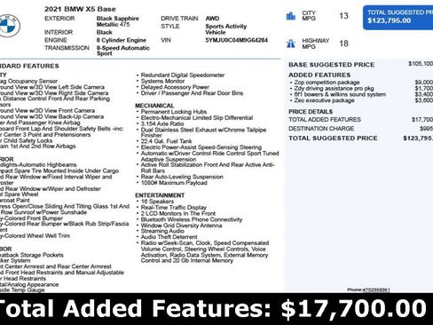 Used 2021 BMW X5 M w/ Competition Package image 3