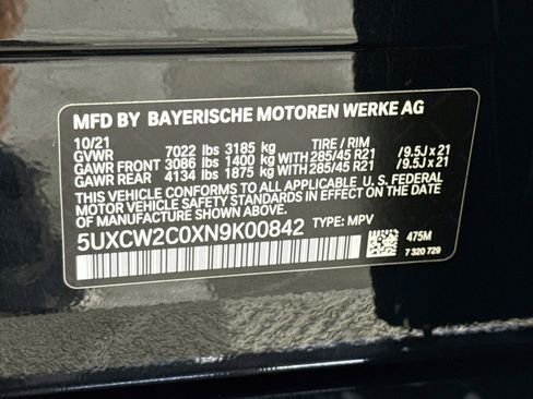 Used 2022 BMW X7 xDrive40i w/ M Sport Package AWD/4WD image 40