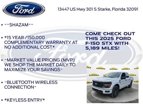 New 2025 Ford F150 STX w/ Equipment Group 200A image 5