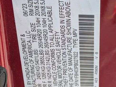 Certified 2023 Honda Passport Elite image 26