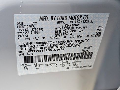 New 2025 Ford Maverick Lariat w/ 4K Tow Package image 31