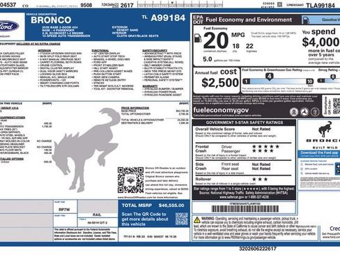 New 2026 Ford Bronco 2-Door AWD/4WD image 26