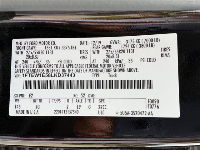 Used 2020 Ford F150 XL w/ Equipment Group 101A Mid AWD/4WD image 26