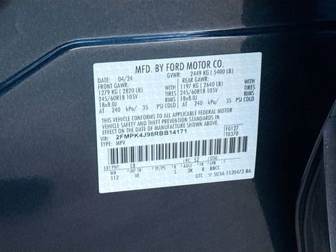 Certified 2024 Ford Edge SEL w/ Convenience Package image 34