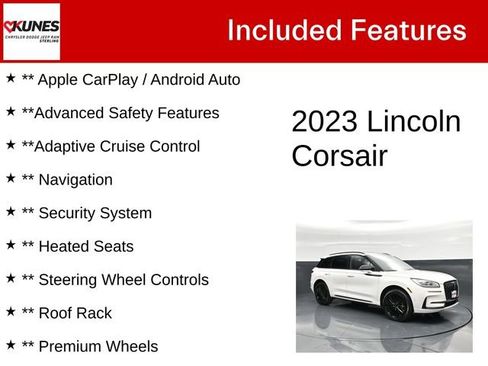 Used 2023 Lincoln Corsair Reserve w/ Equipment Group 202A AWD/4WD image 4