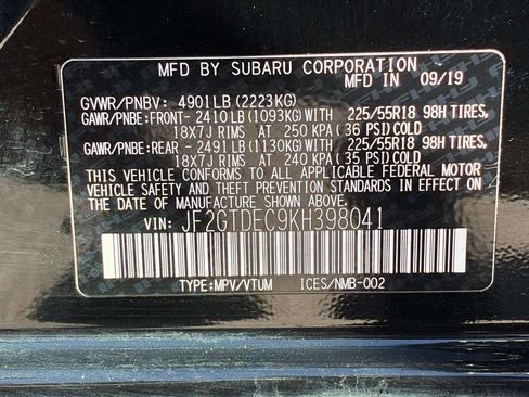 Used 2019 Subaru Crosstrek Hybrid AWD/4WD image 24
