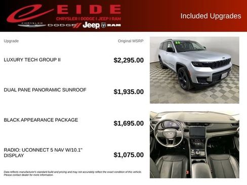 Used 2022 Jeep Grand Cherokee L Limited w/ Luxury Tech Group II AWD/4WD image 13