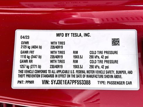 Used 2023 Tesla Model 3 Standard Range RWD image 31