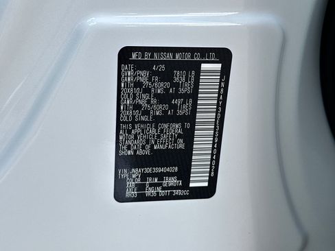 New 2025 Nissan Armada PRO-4X AWD/4WD image 33