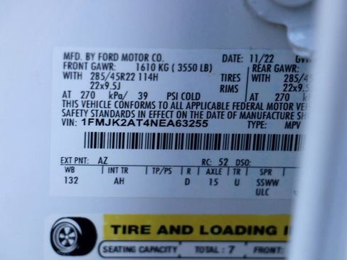 Used 2022 Ford Expedition Max Limited image 41