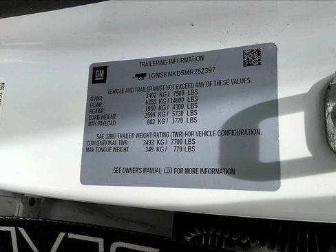 Used 2021 Chevrolet Tahoe LT image 69