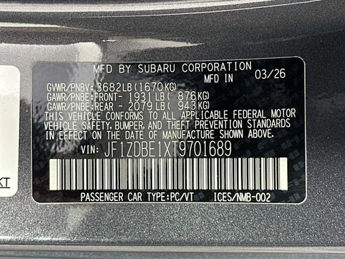 New 2026 Subaru BRZ Limited RWD image 28