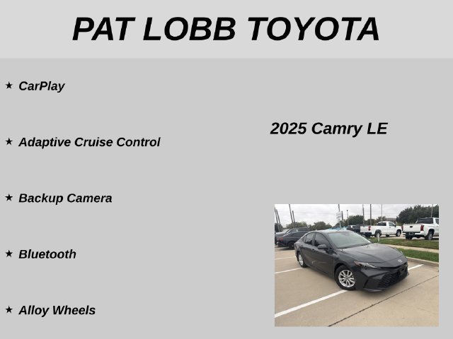 Used 2025 Toyota Camry LE FWD image 11