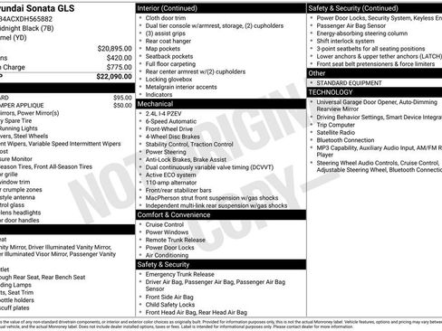 Used 2013 Hyundai Sonata GLS image 12