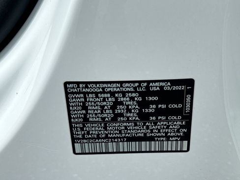 Used 2022 Volkswagen Atlas Cross Sport SEL AWD/4WD image 27