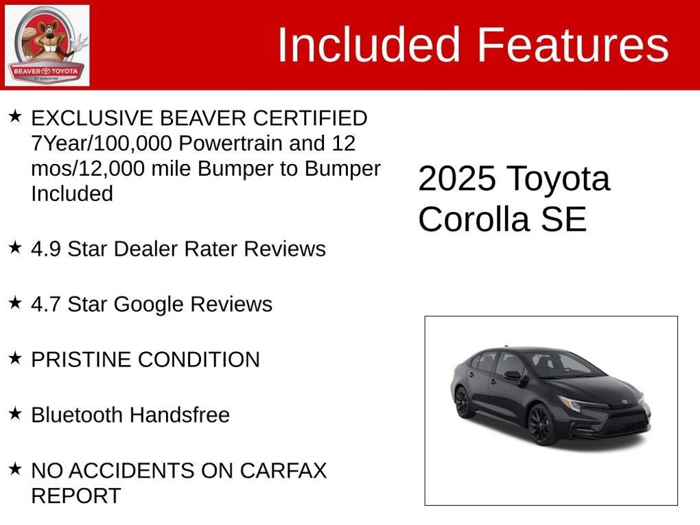 Used 2025 Toyota Corolla SE FWD image 4