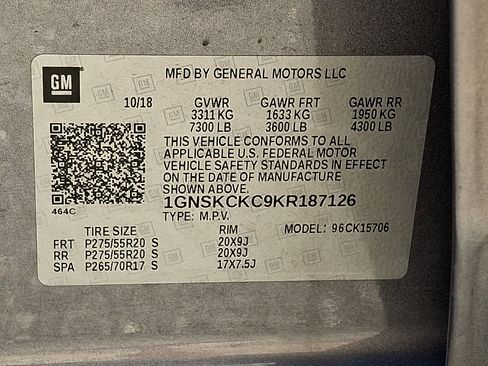 Used 2019 Chevrolet Tahoe Premier AWD/4WD image 28