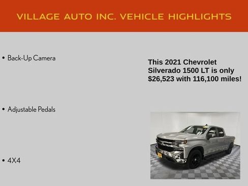 Used 2021 Chevrolet Silverado 1500 LT w/ Safety Package II AWD/4WD image 21